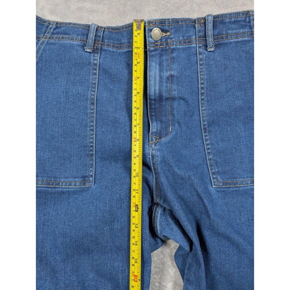 Knox Rose Jeans Womens Size XXL Denim Elastic Waist High Rise Straight Leg - Picture 8 of 11
